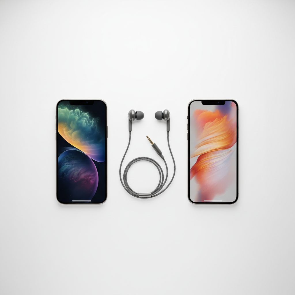 iPhone 12 and iPhone 13 with headphone jack adapter - the last great iPhones with wired audio