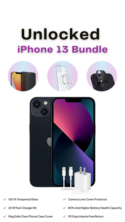 Refurbished iPhone 13 Bundle — Spring Sale