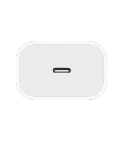 Apple 20W USB-C Power Adapter Side View - Fast Charger for iPhone 13