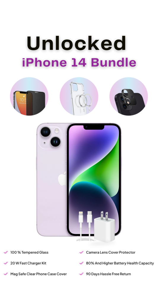 Refurbished iPhone 14 Bundle — Spring Sale